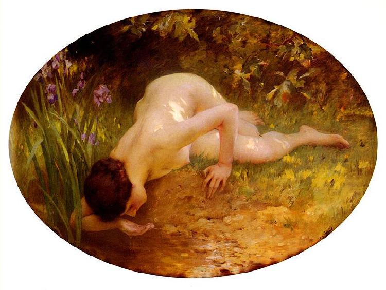 Charles-Amable Lenoir The Bather Sweden oil painting art